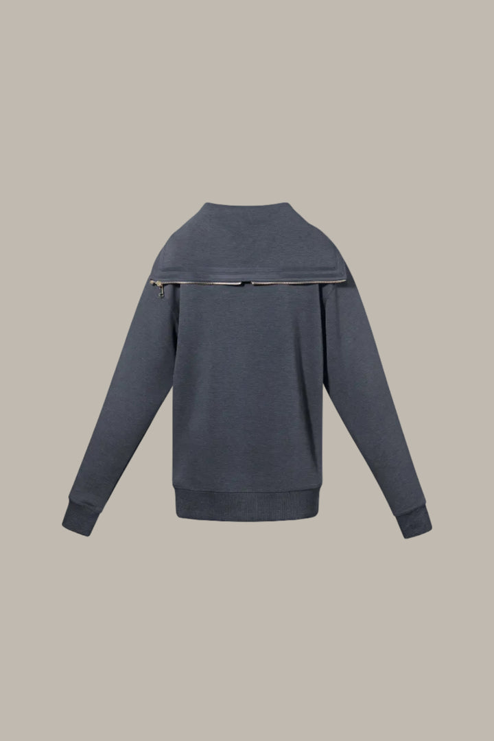PENELOPE-Tencel jersey sailor-style hooded jumper