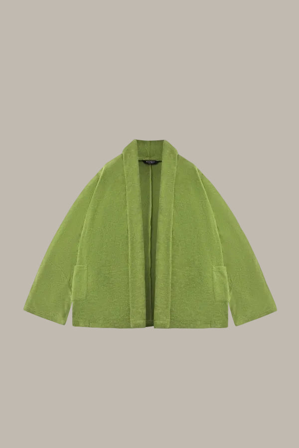 OLIVIA-CLOUD Terry-Cotton Cardigan