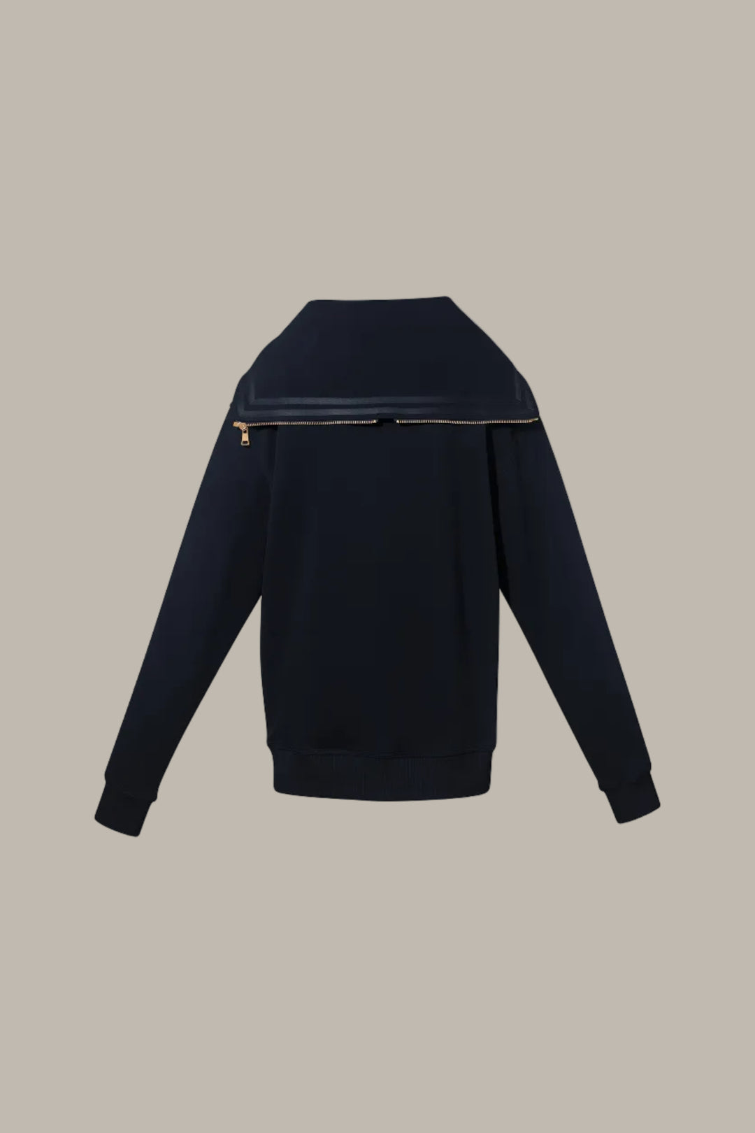PENELOPE-Tencel jersey sailor-style hooded jumper