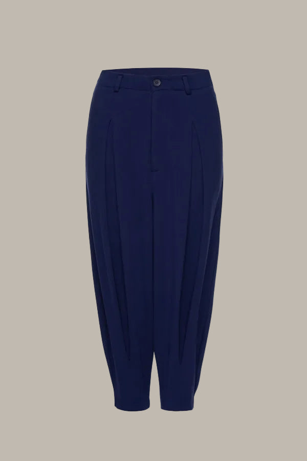 QUINN-Tencel Jersey Balloon Leg Trouser