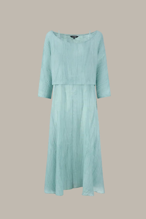 GERALDINE-Crepe Ramie/Tencel two-piece dress – Alchemy Signature