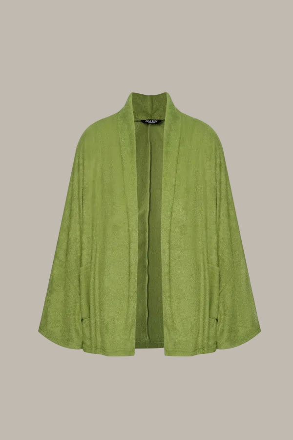 OLIVIA-CLOUD Terry-Cotton Cardigan