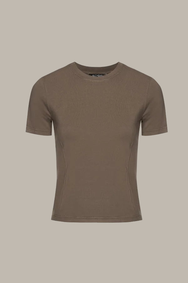 LILY-Tencel Jersey fitted tee