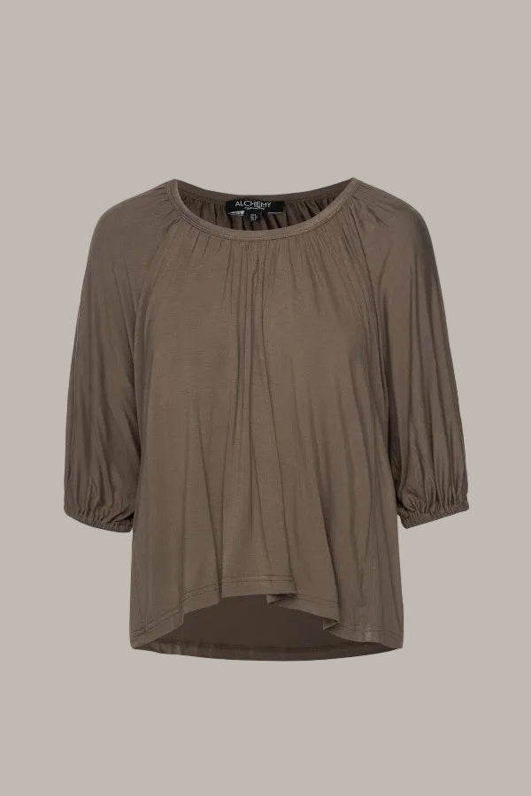 KEIRA-Tencel Jersey 3/4 sleeve top
