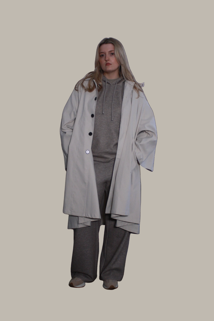 ELENOR-Maxi trenchcoat