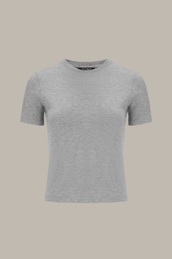 LILY-Tencel Jersey fitted tee