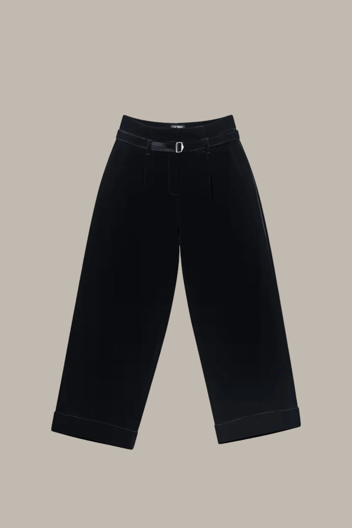 MARGO-Paper-bag wide leg trousers
