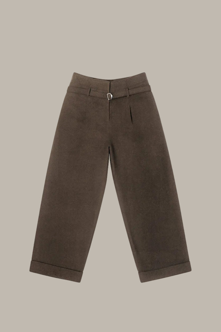 MARGO-Paper-bag wide leg trousers