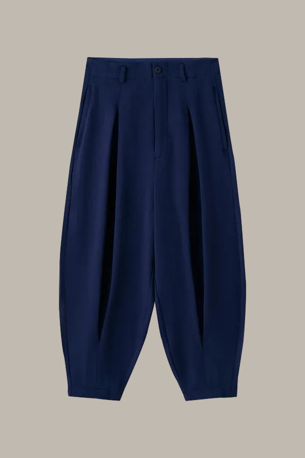 QUINN-Tencel Jersey Balloon Leg Trouser