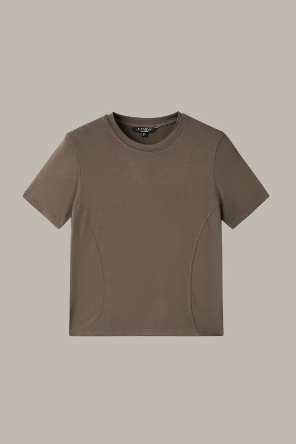 LILY-Tencel Jersey fitted tee