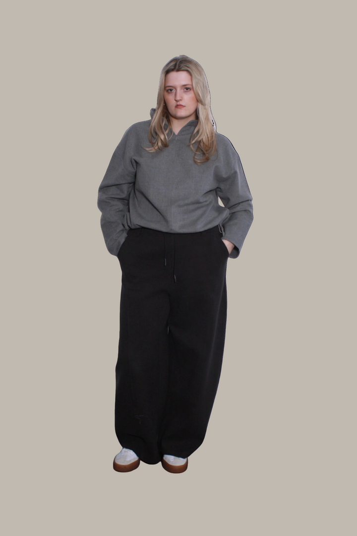 CECIE-Reversible cowl neck top