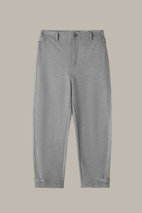 TABITHA-Tencel jersey straight leg trousers