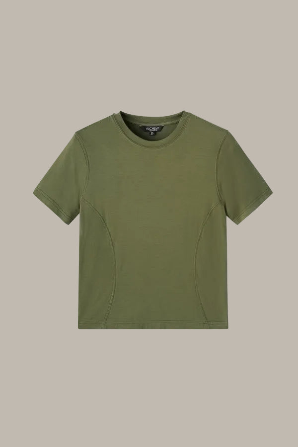 LILY-Tencel Jersey fitted tee