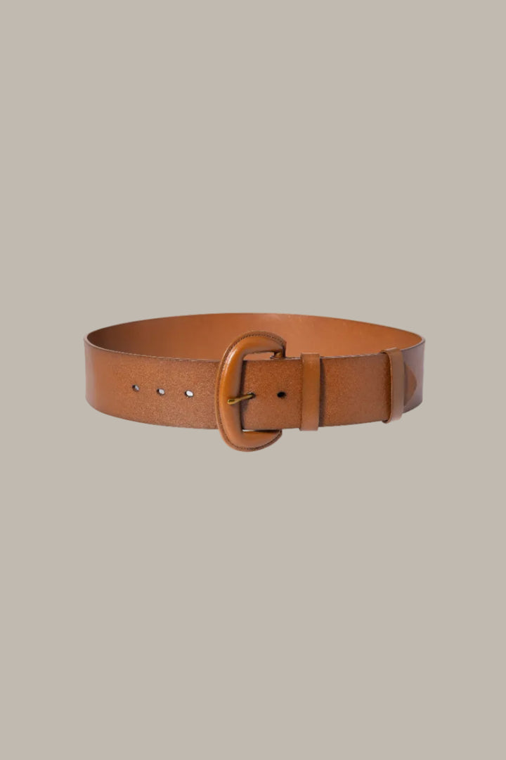 DANIELA-Leather Buckle Belt