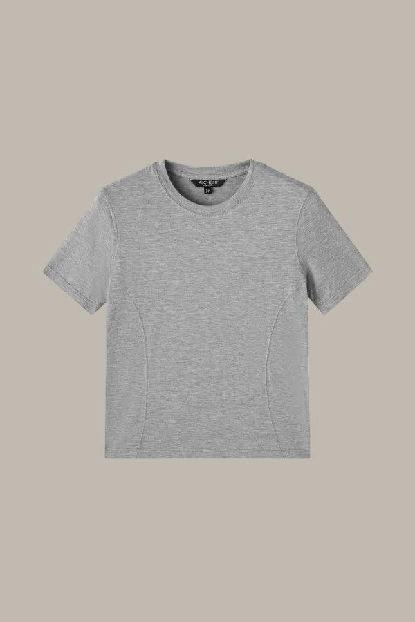 LILY-Tencel Jersey fitted tee