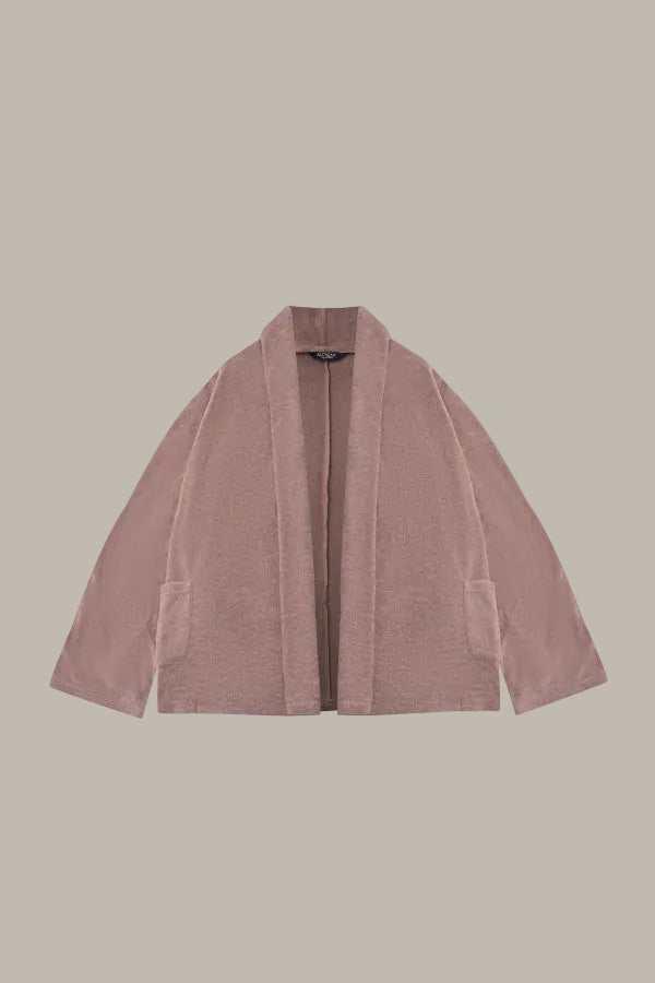 OLIVIA-CLOUD Terry-Cotton Cardigan