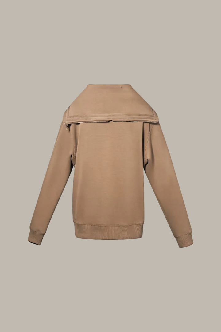 PENELOPE-Tencel jersey sailor-style hooded jumper