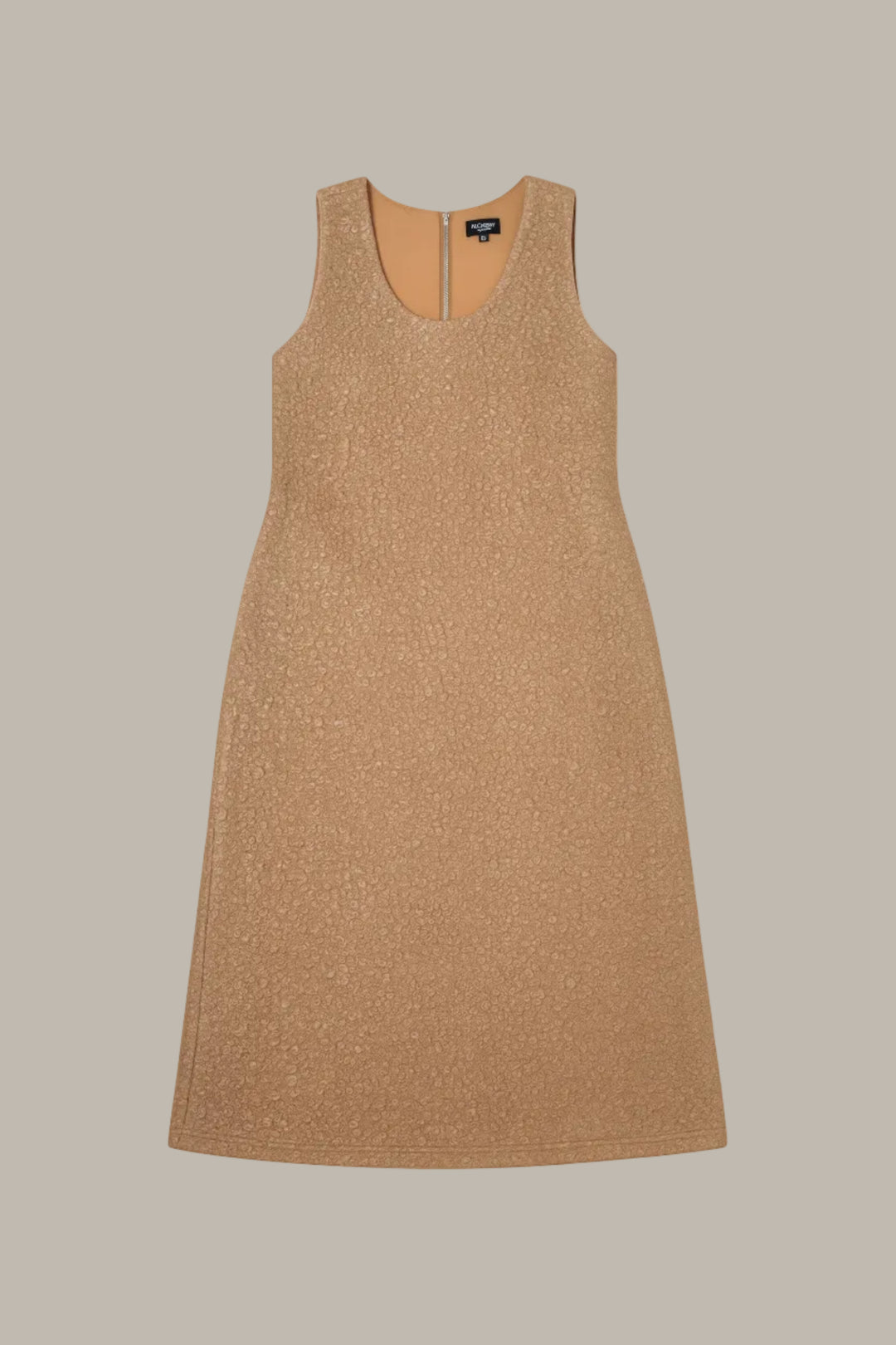KRISTIN-Boucle shift midi dress