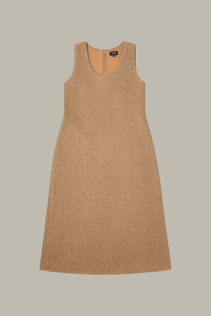KRISTIN-Boucle shift midi dress