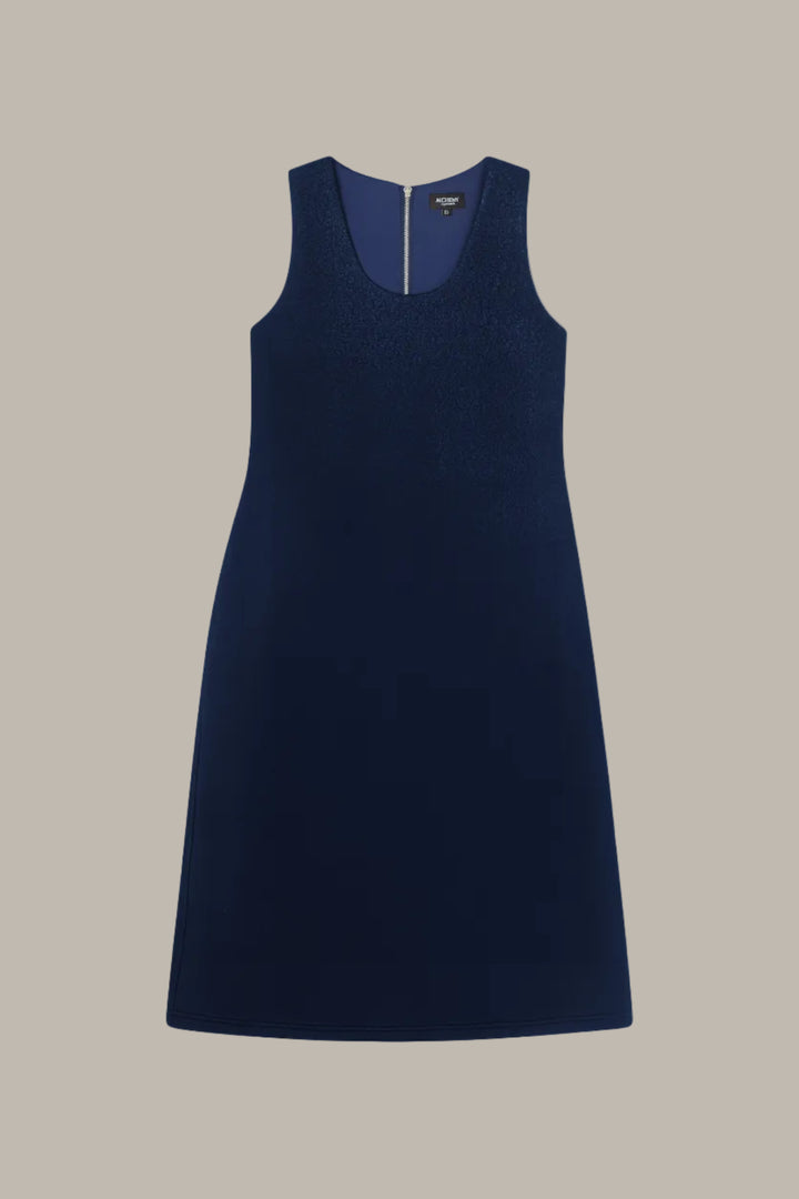 KRISTIN-Boucle shift midi dress