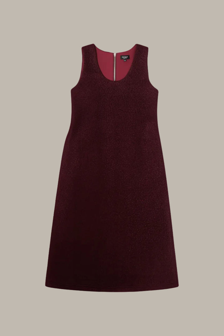 KRISTIN-Boucle shift midi dress