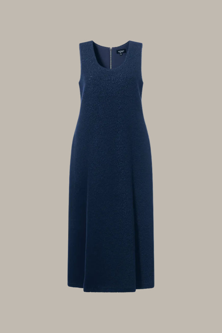 KRISTIN-Boucle shift midi dress