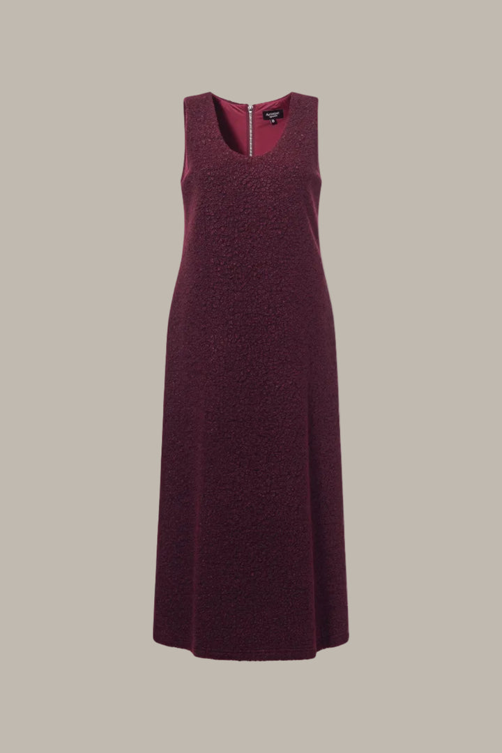 KRISTIN-Boucle shift midi dress