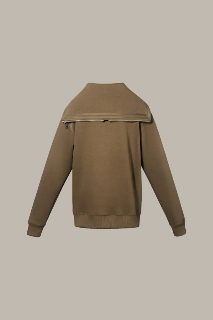 PENELOPE-Tencel jersey sailor-style hooded jumper