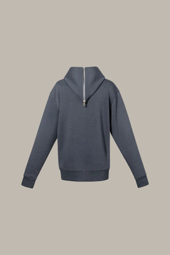 PENELOPE-Tencel jersey sailor-style hooded jumper