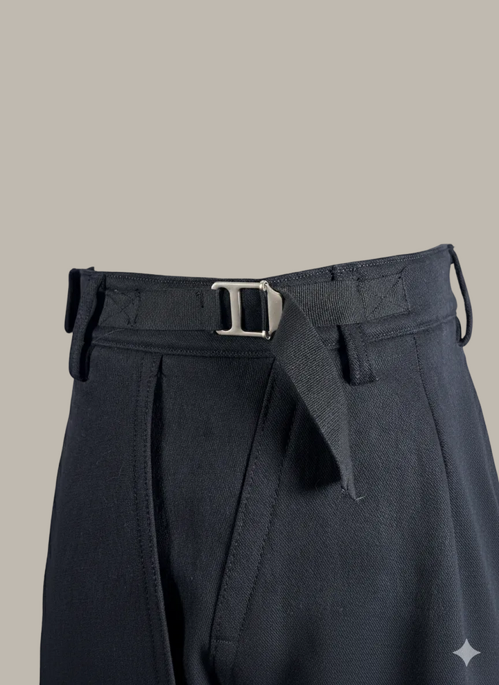 ELLIE-Cotton/Tencel blend barrel leg jean