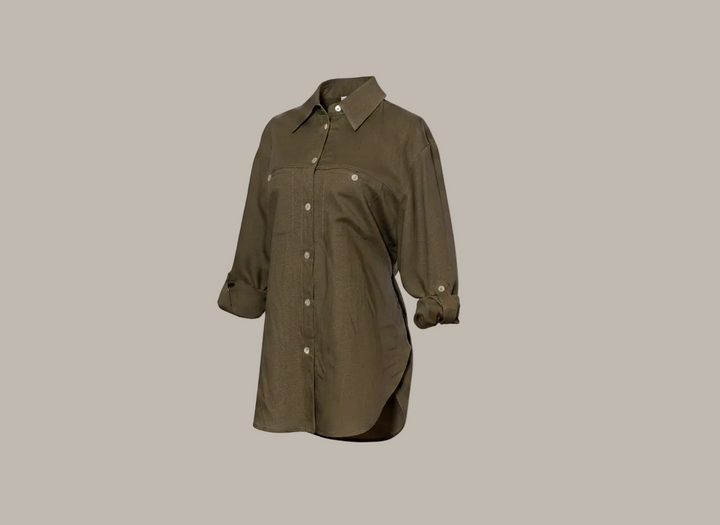 MAXXI-Linen/Viscose blend shirt
