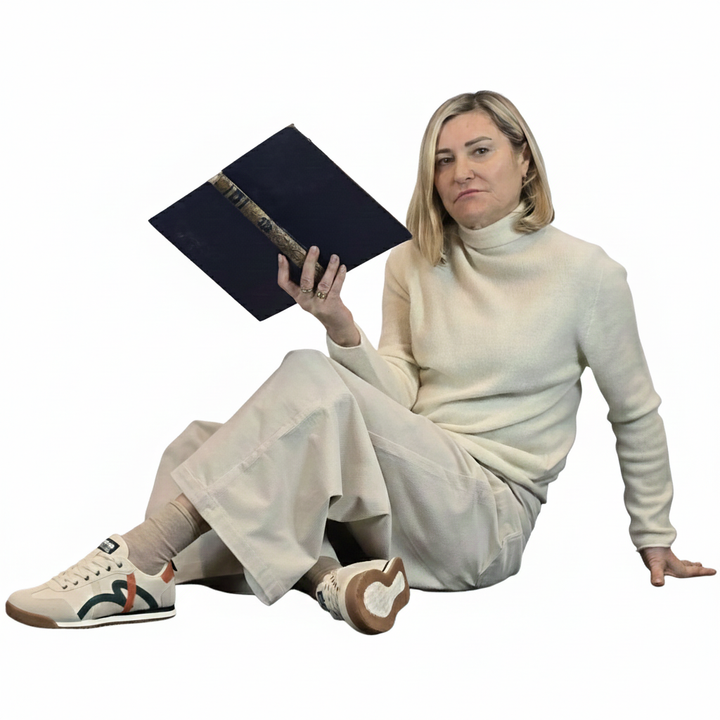 LOUELLA-Wool blend roll neck