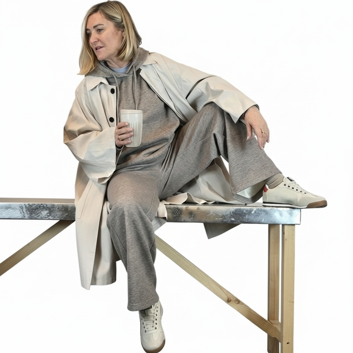 DARIA-Viscose blend lounge set