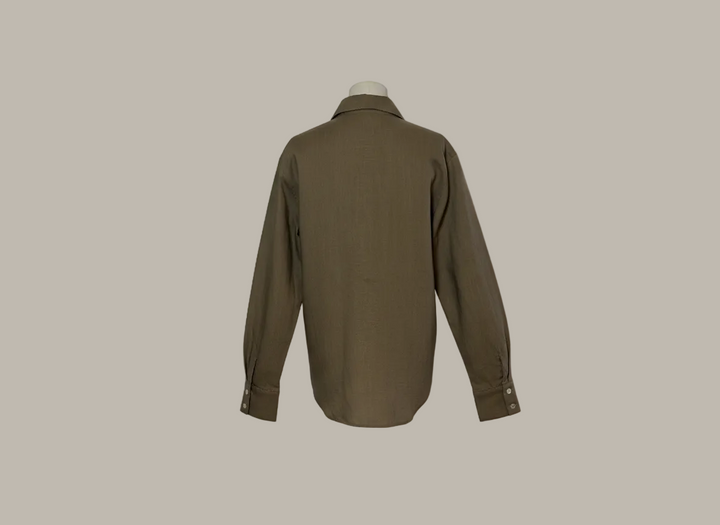 MAXXI-Linen/Viscose blend shirt