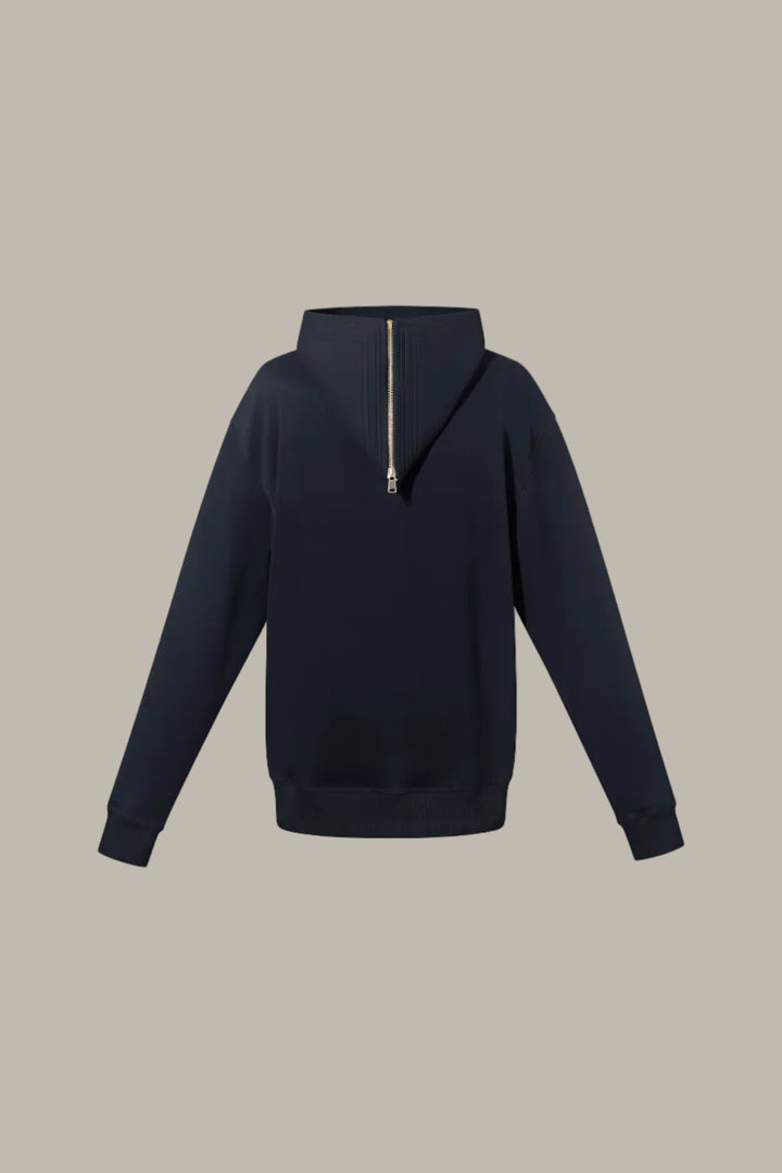 PENELOPE-Tencel jersey sailor-style hooded jumper