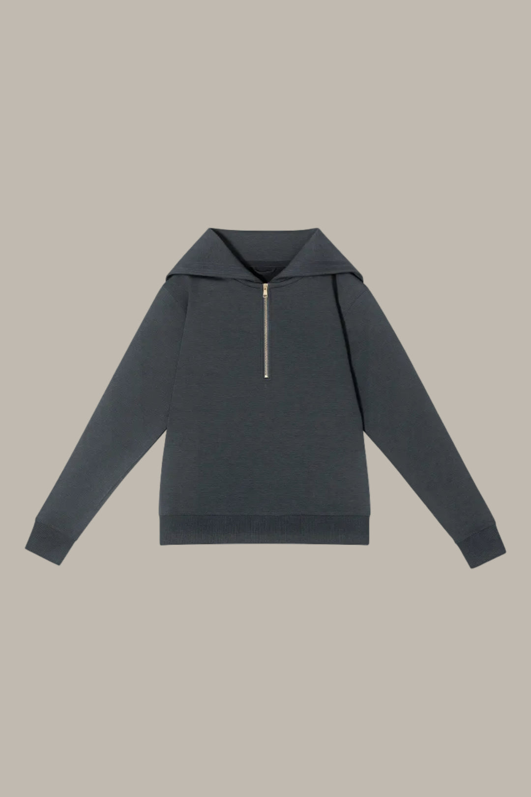 PENELOPE-Tencel jersey sailor-style hooded jumper