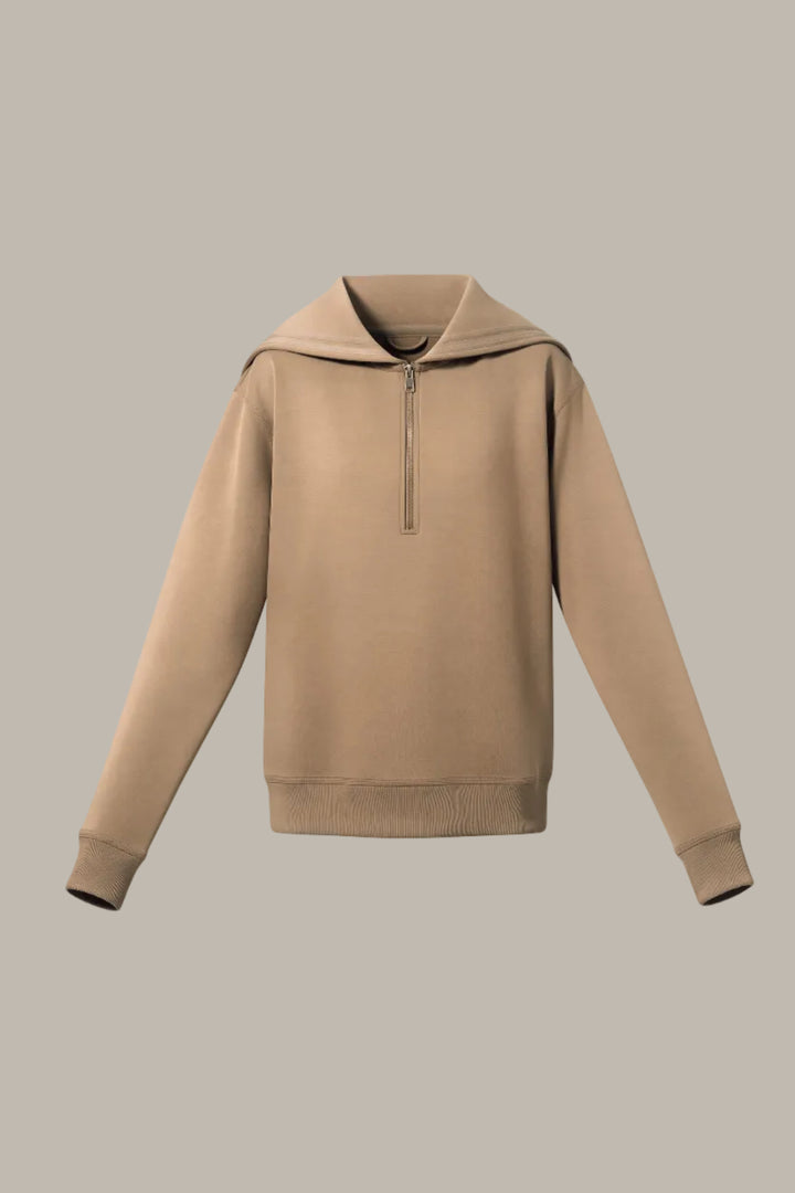 PENELOPE-Tencel jersey sailor-style hooded jumper