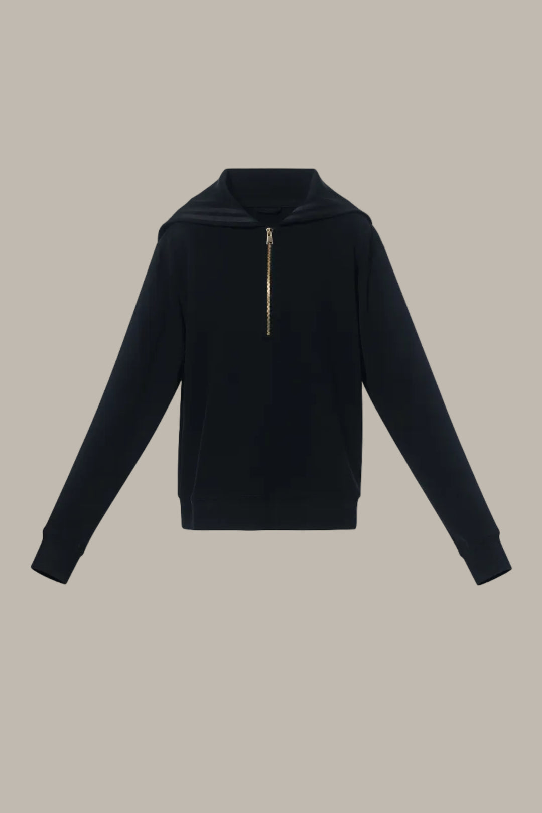 PENELOPE-Tencel jersey sailor-style hooded jumper