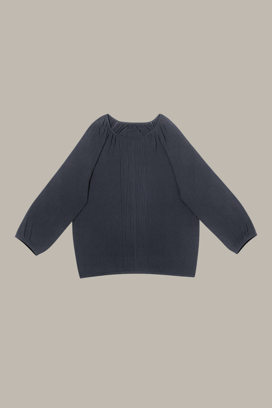 ANNABEL-Tencel pintuck blouse