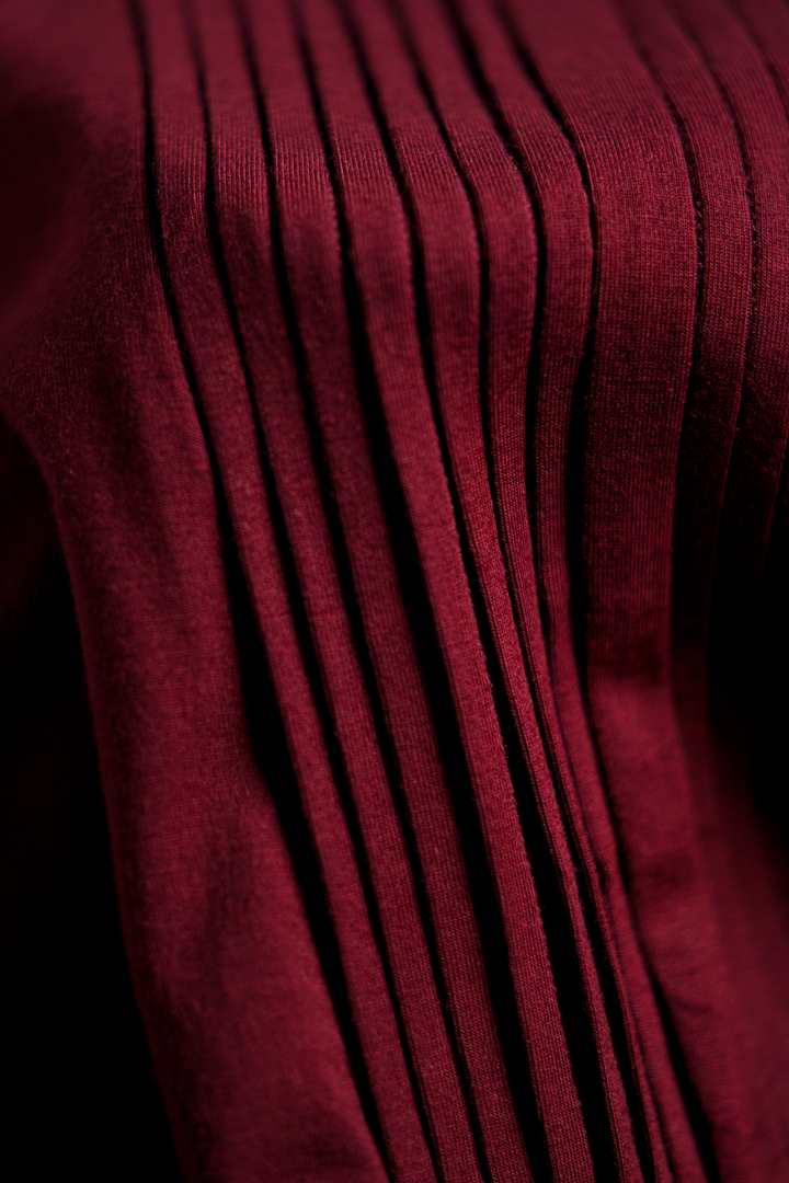 ANNABEL-Tencel pintuck blouse